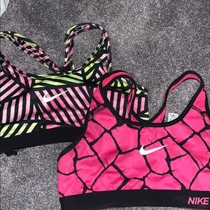 2 Nike Pro Sports Bras
